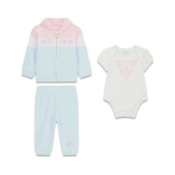 GUESS GIRL NEW BORN SET 3 PIECES S5YG02KA6W4-F00V