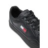TOMMY HILFIGER JEANS CUPSOLE LEATHER SNEAKERS BLACK EM0EM01443-BDS