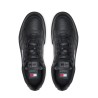 TOMMY HILFIGER JEANS CUPSOLE LEATHER SNEAKERS BLACK EM0EM01443-BDS