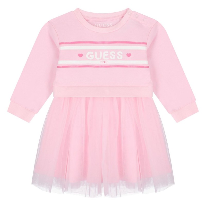 GUESS NEW BORN DRESS SET PINK A5YK00KB8R0-G65U