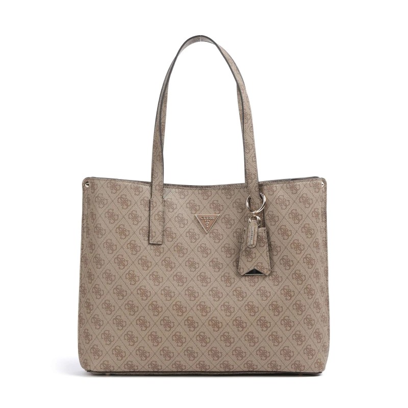 GUESS MERIDIAN II SHOULDER BAG LATTE LOGO HWSG6974230-LTL