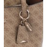 GUESS MERIDIAN II SHOULDER BAG LATTE LOGO HWSG6974230-LTL