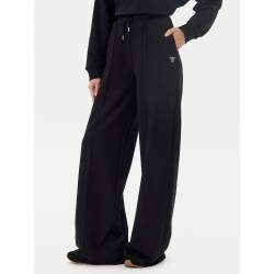 GUESS PRIMULA RHINESTONES WIDE LEG PANTS BLACK V5GB07KCRP0-JBLK