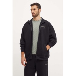 GUESS EMIS FULL ZIP SWEATSHIRT BLACK Z4YQ01K9V31-JBLK