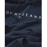 TOMMY HILFIGER TOMMY JEANS LINEAR LOGO REGULAR FIT HOODIE DARK BLUE DM0DM20746-C1G