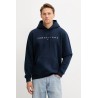 TOMMY HILFIGER TOMMY JEANS LINEAR LOGO REGULAR FIT HOODIE DARK BLUE DM0DM20746-C1G