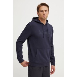 GUESS ALDWIN NEW HOODIE SWEATSHIRT BLUE Z4YQ12KAIJ1-DPM