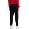 CALVIN KLEIN TERRY JOGGER FRENCH MONOLOGO SWEATPANTS BLACK LV047B235G-UB1