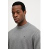 CALVIN KLEIN RELAXED COTTON MONOGRAM SWEATER  GREY LV04RC309G-P7E