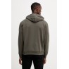 CALVIN KLEIN COTTON HOODIE SWEATSHIRT BELUGA LV04RD243G-PAR