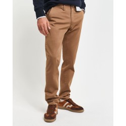 GANT SLIM TWILL CHINOS ROASTED WALNUT 1505221-210