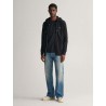 GANT SHIELD ZIP HOODIE SWEATSHIRT BLACK 2007059-005