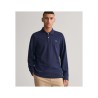 GANT REGULAR SHIELD PIQUE RUGGER POLO EVENING BLUE 2230-433