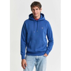 GANT REGULAR SHIELD HOODIE  SWEATSHIRT RICH BLUE 2007058-407