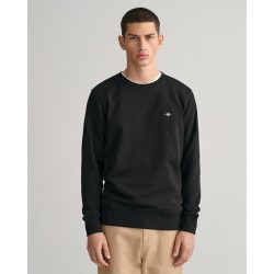 GANT REGULAR SHIELD C-NECK SWEATSHIRT BLACK 2006065-005