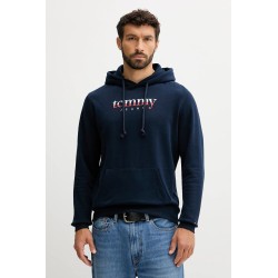 TOMMY HILFIGER JEANS REGULAR HOODIE BLUE DM0DM22113-C1G