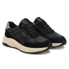TAMARIS BLACK LEATHER SNEAKER 1-23772-45-098