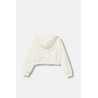 GUESS GIRL ZIP HOODIE CREAM ACTIVE J5YQ07KAD74-G012