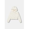 GUESS GIRL ZIP HOODIE CREAM ACTIVE J5YQ07KAD74-G012