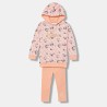 GUESS GIRL SET HOODIE AND LEGGINGS PEACH K5YG03KA6R4-P6CX