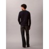 CALVIN KLEIN JEANS LONG SLEEVE WAFFLE T-SHIRT DARK SAPHIRE LV040EM217-CEF