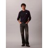 CALVIN KLEIN JEANS LONG SLEEVE WAFFLE T-SHIRT DARK SAPHIRE LV040EM217-CEF