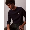 CALVIN KLEIN JEANS LONG SLEEVE WAFFLE T-SHIRT DARK SAPHIRE LV040EM217-CEF