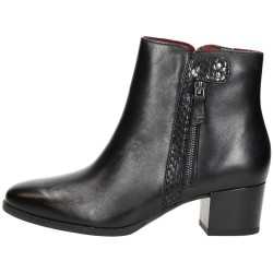 TAMARIS BLACK LEATHER BOOT 1-25367-45-001