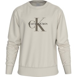 CALVIN KLEIN OVERSIZED MONOGRAM SWEATSHIRT BEIGE LV04RD242G-67U