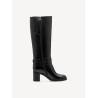 TAMARIS BLACK LEATHER BOOT 1-25533-45-003