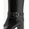 TAMARIS BLACK LEATHER BOOT 1-25533-45-003