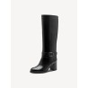 TAMARIS BLACK LEATHER BOOT 1-25533-45-003