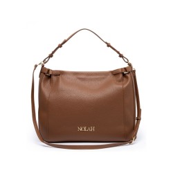 NOLAH  MARY TAMPA BROWN LIGHT GOLD SHOULDER BAG