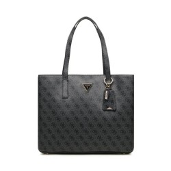 GUESS MERIDIAN II SHOULDER BAG COAL LOGO HWSG6974230-CLO
