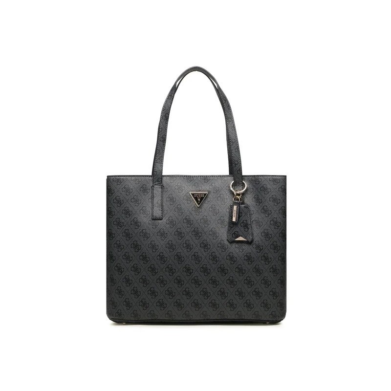 GUESS MERIDIAN II SHOULDER BAG COAL LOGO HWSG6974230-CLO