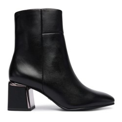 TAMARIS BLACK LEATHER BOOT 1-25341-45-003