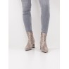 TAMARIS BEIGE VEGAN SNAKE BOOT 1-25315-45-483