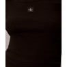 CALVIN KLEIN RIB COTTON  SLIM FIT WTH SLEEVES BLACK LV047D218G-UB1