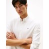 TOMMY HILFIGER REG OXFORT SHIRT ECRU DM0DM21298-YBL