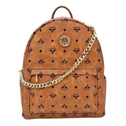LA TOUR EIFFEL BACKPACK BROWN WITH CHAIN N36-142030-3C-393