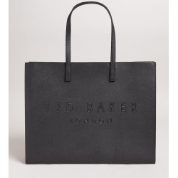 TED BAKER SUKICON CROSSHATCH EAST WEST BLACK ICON BAG 281662