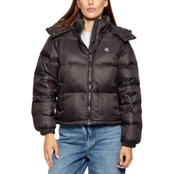 CALVIN KLEIN ESSENTIAL RELAXED FIT PUFFER JACKET BLACK LV047D501G-UB1
