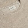 GANT LIGHT BEIGE COTTON PIQUE C NECK 8040521-253