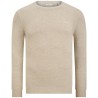 GANT LIGHT BEIGE COTTON PIQUE C NECK 8040521-253