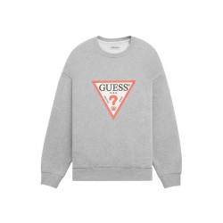GUESS ICONIC TRIANGLE  SWEATSHIRT  GREY M4YQ21K9V31-H90Z