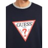GUESS ICONIC TRIANGLE  SWEATSHIRT BLUE M4YQ21K9V31-A71W