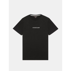 GUESS GJ SS CN SLIM LOGO EMBRO TEE T-SHIRT BLACK M4YI52K8HM0-JBLK