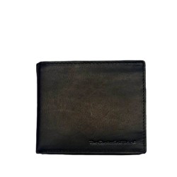 THE CHESTERFIELD BRAND  LEATHER BLACK WALLET RALPH C08.040800