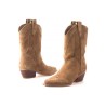 STUDIO MODE FRIDA LEATHER BOOTS TAUPE KI-5099