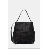DESIGUAL EMBRO PATCH LOVERTY SATCHEL BAG BLACK 25WAXPAA/2000